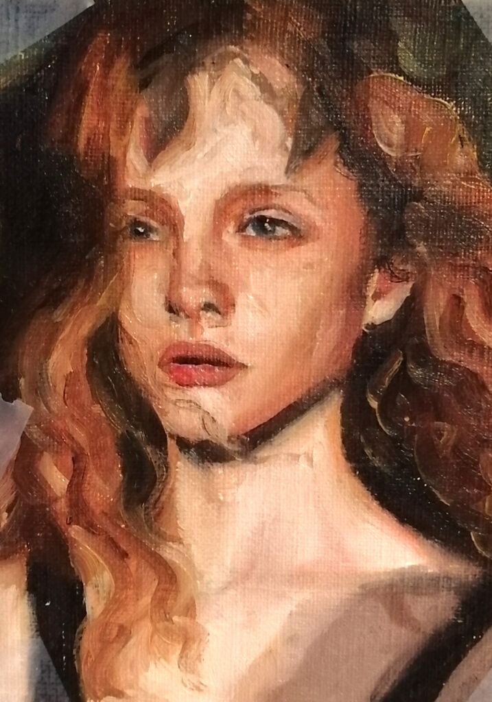Oil painting portrait