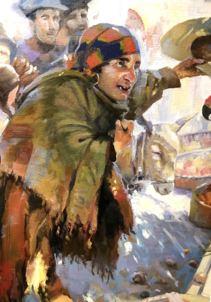 Oil painting portrait
