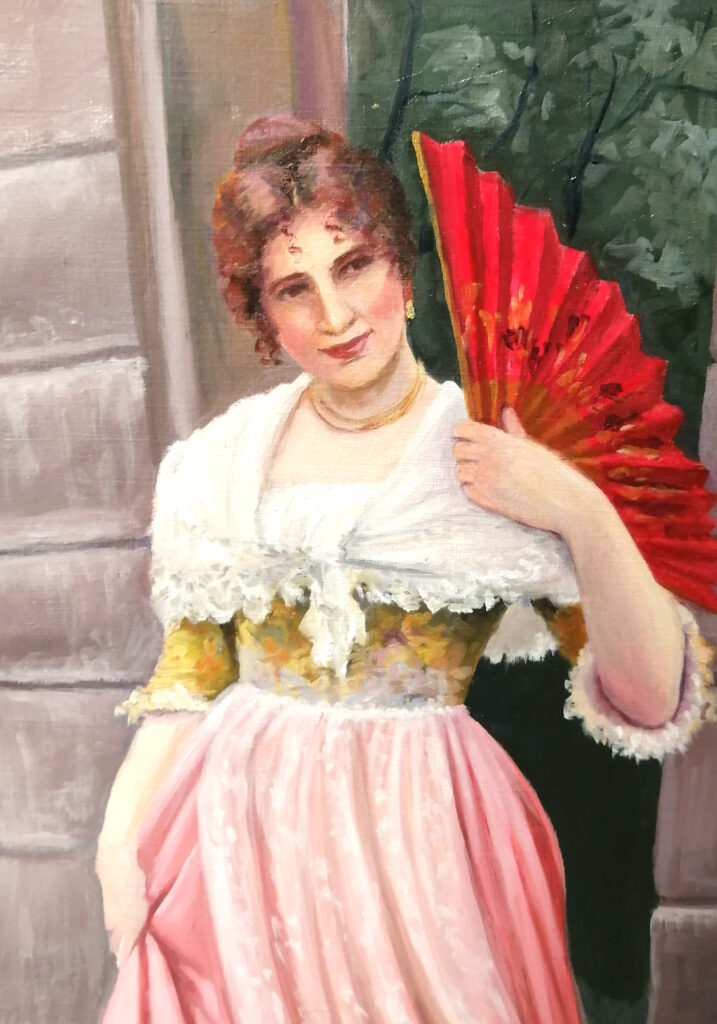 Oil painting portrait